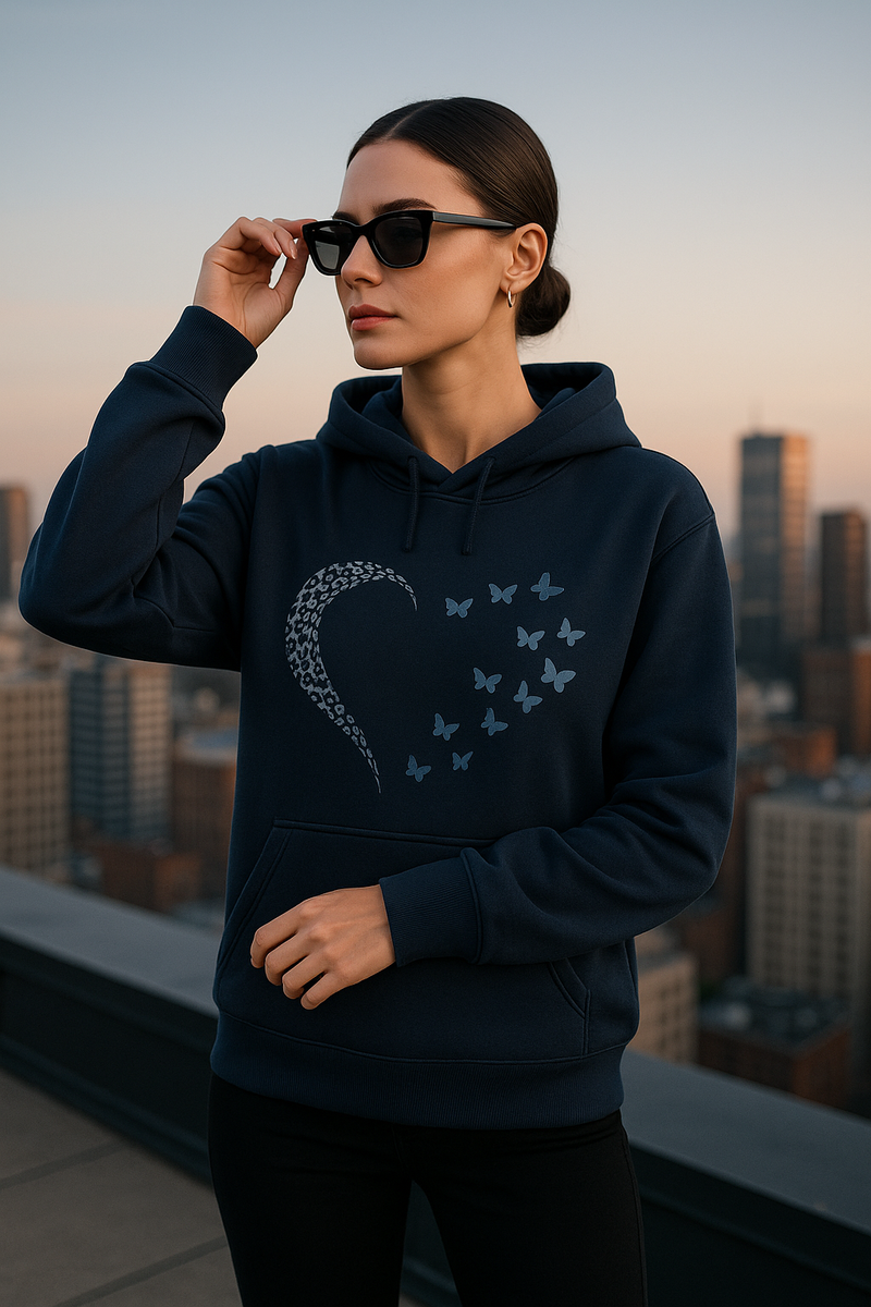 Moletom Feminina Com Capuz Flanelado