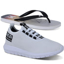 Compre 1 Leve 2 Tênis Caminhada🔥 Chinelo GRÁTIS🔥