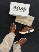 Tênis Sport Chic Boss 100% Couro Legitimo