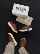 Tênis Sport Chic Boss 100% Couro Legitimo