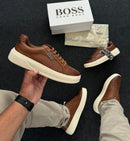 Tênis Sport Chic Boss 100% Couro Legitimo