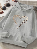 Moletom Feminina Com Capuz Flanelado