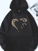 Moletom Feminina Com Capuz Flanelado