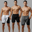 Kit 3 Bermudas Masculinas 2 em 1 Treino