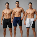 Kit 3 Bermudas Masculinas 2 em 1 Treino