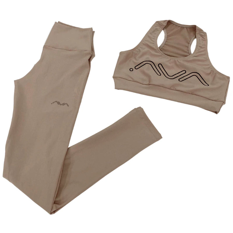 Conjunto Fitness Academia Top e Legging