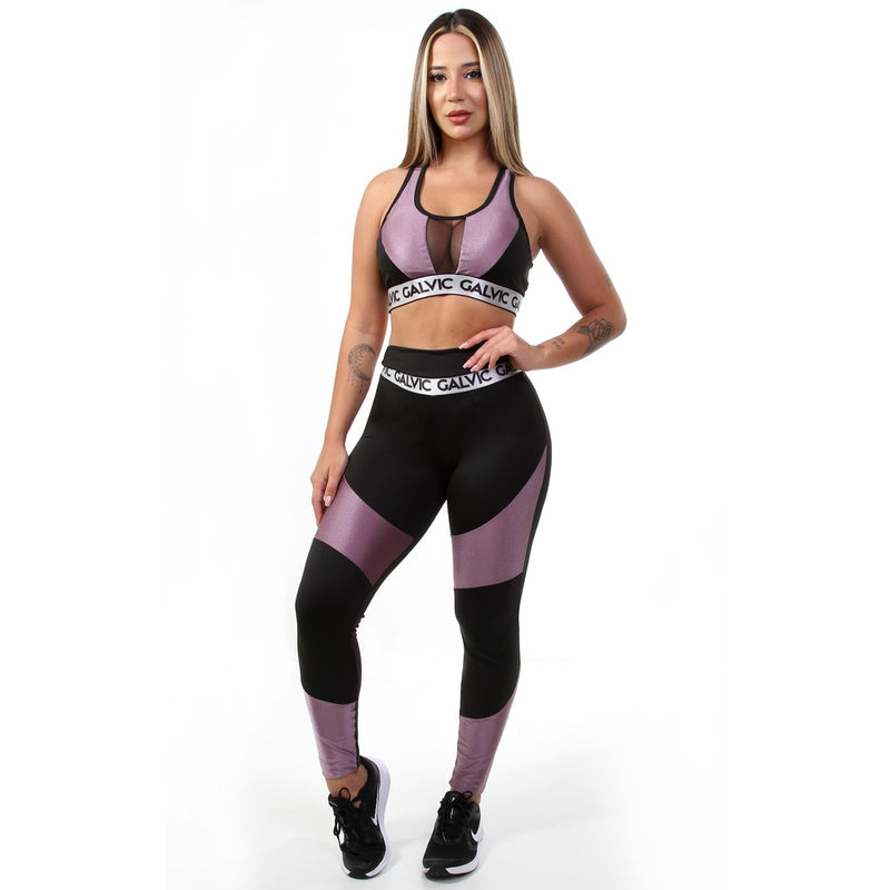 Conjunto Calça Legging Detalhe + Top Elástico 🔥