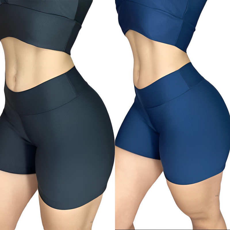 Compre 1 Leve 2 Shorts zero transparência Fitness