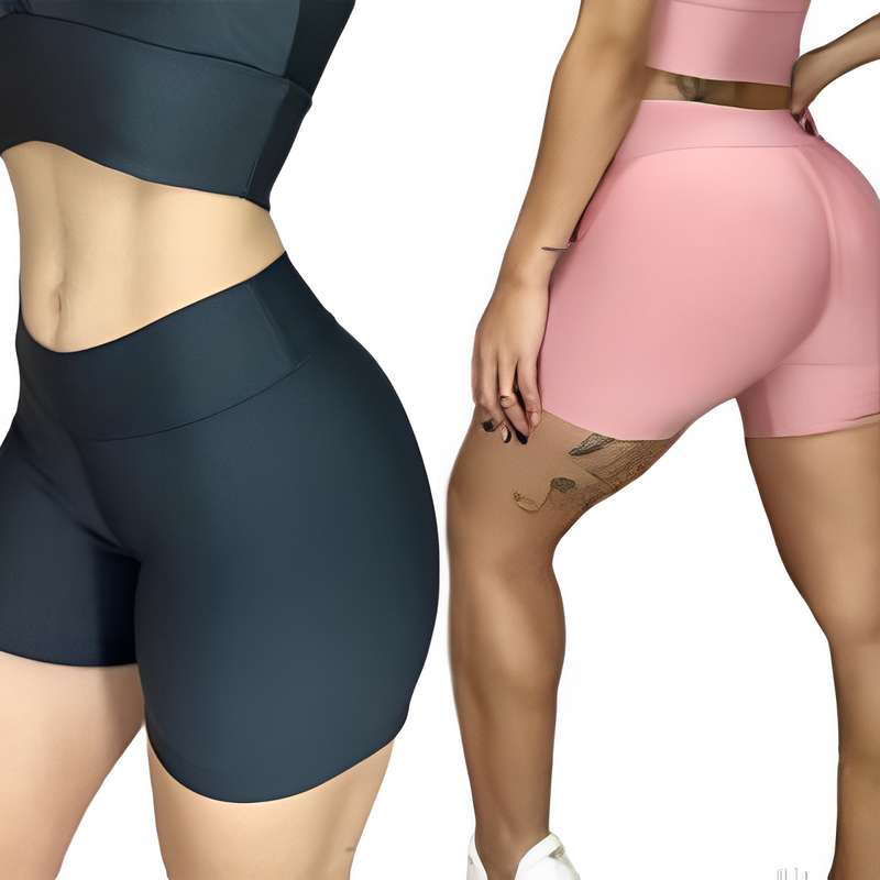 Compre 1 Leve 2 Shorts zero transparência Fitness