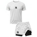Conjunto Dry Fit + Short 2 Em 1 Compressão
