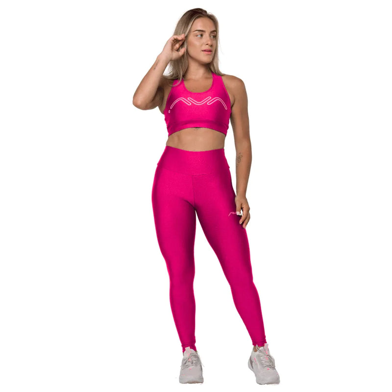 Conjunto Fitness Academia Top e Legging