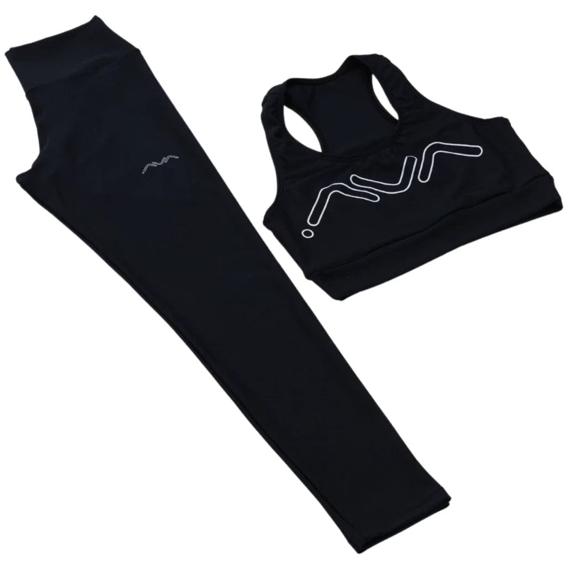Conjunto Fitness Academia Top e Legging
